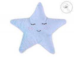 Prikaži podrobnosti za Vzglavnik Zvezda z zvončkom BLUE Slika Vzglavnik Zvezda z zvončkom BLUE