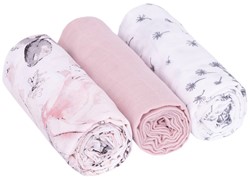 Prikaži podrobnosti za Tetra plenice muslin 3 kom LIGHT PINK Slika Tetra plenice muslin 3 kom LIGHT PINK