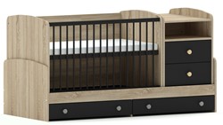 Prikaži podrobnosti za Colette Anthracite večnamenska kombi postelja Slika Colette Anthracite večnamenska kombi postelja