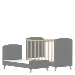 Prikaži podrobnosti za Colette Grey postelja 140x70 Slika Colette Grey postelja 140x70