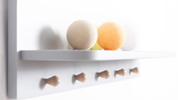 Prikaži podrobnosti za Colette Grey stenska polica Slika Colette Grey stenska polica