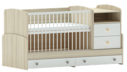 Prikaži podrobnosti za Colette White večnamenska kombi postelja Slika Colette White večnamenska kombi postelja