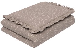 Prikaži podrobnosti za 2- delna posteljnina Infantilo muslin DOTS BEIGE  Slika 2- delna posteljnina Infantilo muslin DOTS BEIGE