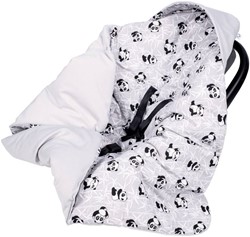 Prikaži podrobnosti za Dvostranska odeja Velvet za lupinico PANDAS & GRAY Slika Dvostranska odeja Velvet za lupinico PANDAS & GRAY