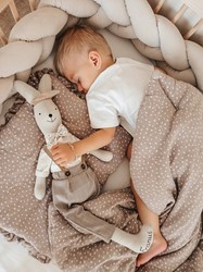 Prikaži podrobnosti za 2- delna posteljnina Infantilo muslin DOTS BEIGE  Slika 2- delna posteljnina Infantilo muslin DOTS BEIGE