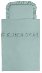 Prikaži podrobnosti za 2-delna posteljnina za obposteljno posteljo z volančki GREEN Slika 2-delna posteljnina za obposteljno posteljo z volančki GREEN