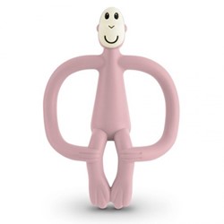 Prikaži podrobnosti za Grizalo z masažno zobno ščetko Classic - Pastelno roza Slika Grizalo z masažno zobno ščetko Classic - Pastelno roza