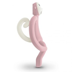 Prikaži podrobnosti za Grizalo z masažno zobno ščetko Classic - Pastelno roza Slika Grizalo z masažno zobno ščetko Classic - Pastelno roza