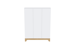 Prikaži podrobnosti za Lumina White 3-delna omara Slika Lumina White 3-delna omara