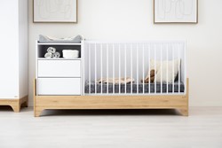 Prikaži podrobnosti za Lumina White večnamenska kombi postelja Slika Lumina White večnamenska kombi postelja