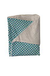 Prikaži podrobnosti za Dvostranska odeja za lupinico MINT&WHITE Slika Dvostranska odeja za lupinico MINT&WHITE