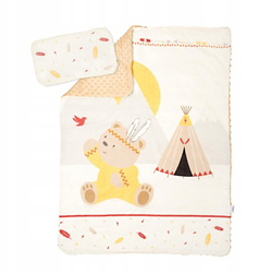 Prikaži podrobnosti za Klups odeja minky in vzglavnik INDIAN GIRL BEIGE Slika Klups odeja minky in vzglavnik INDIAN GIRL BEIGE