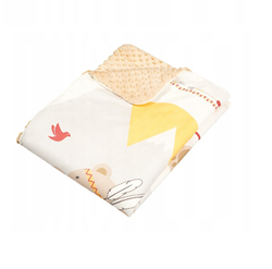 Prikaži podrobnosti za Klups odeja minky in vzglavnik INDIAN GIRL BEIGE Slika Klups odeja minky in vzglavnik INDIAN GIRL BEIGE