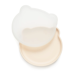 Prikaži podrobnosti za Kidnort silikonski krožnik s pokrovom Retter Mjolk Slika Kidnort silikonski krožnik s pokrovom Retter Mjolk