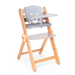 Prikaži podrobnosti za Stolček za hranjenje Drommer GREY Slika Stolček za hranjenje Drommer GREY