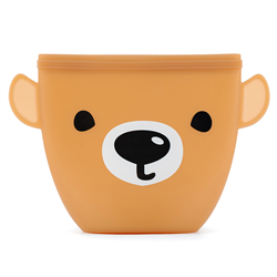 Prikaži podrobnosti za Kidnort silikonska vrečka za prigrizke Retter Brun Slika Kidnort silikonska vrečka za prigrizke Retter Brun