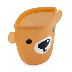 Prikaži podrobnosti za Kidnort silikonska vrečka za prigrizke Retter Brun Slika Kidnort silikonska vrečka za prigrizke Retter Brun