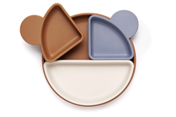 Prikaži podrobnosti za Silikonski krožnik z odstranljivimi skodelicami 3v1 Retter Brun Slika Silikonski krožnik z odstranljivimi skodelicami 3v1 Retter Brun