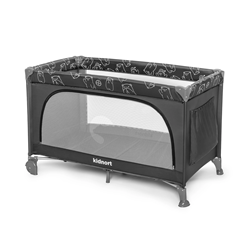 Prikaži podrobnosti za Potovalna posteljica Grotta temno siva Slika Potovalna posteljica Grotta temno siva