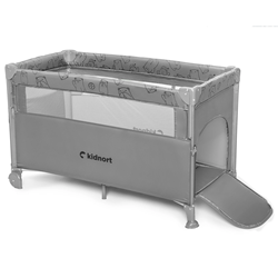 Prikaži podrobnosti za Naste potovalna posteljica svetlo siva Slika Naste potovalna posteljica svetlo siva