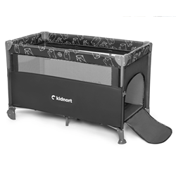 Prikaži podrobnosti za Naste potovalna posteljica temno siva Slika Naste potovalna posteljica temno siva