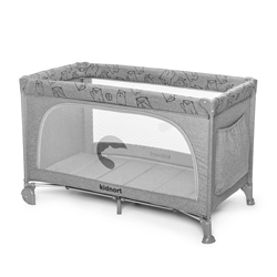 Prikaži podrobnosti za Ihalig potovalna posteljica svetlo siva Slika Ihalig potovalna posteljica svetlo siva