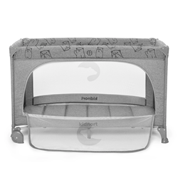 Prikaži podrobnosti za Ihalig potovalna posteljica svetlo siva Slika Ihalig potovalna posteljica svetlo siva