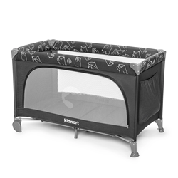 Prikaži podrobnosti za Ihalig potovalna posteljica temno siva Slika Ihalig potovalna posteljica temno siva