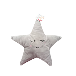 Prikaži podrobnosti za Vzglavnik Zvezda z zvončkom GREY Slika Vzglavnik Zvezda z zvončkom GREY