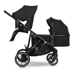 Prikaži podrobnosti za Easy Go Duo Flex EBONY BLACK - modularni voziček Slika Easy Go Duo Flex EBONY BLACK - modularni voziček