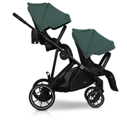 Prikaži podrobnosti za Easy Go Duo Flex SAGE GREEN - modularni voziček Slika Easy Go Duo Flex SAGE GREEN - modularni voziček