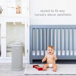 Prikaži podrobnosti za Ubbi koš za plenice MATT GREY Slika Ubbi koš za plenice MATT GREY