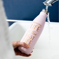 Prikaži podrobnosti za Pearhead® Jeklenička steklenica za vodo Grandma Life 500ml Slika Pearhead® Jeklenička steklenica za vodo Grandma Life 500ml