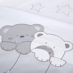 Slika 5-delna posteljnina Klups TEDDY BEAR, GREY