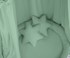 Slika Viseči baldahin z gnezdecem z volančki in blazinami PASTEL GREEN, Slika 2