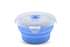 Slika Zložljiv silikonski krožnik s pokrovom 540 ml BLUE, Slika 1
