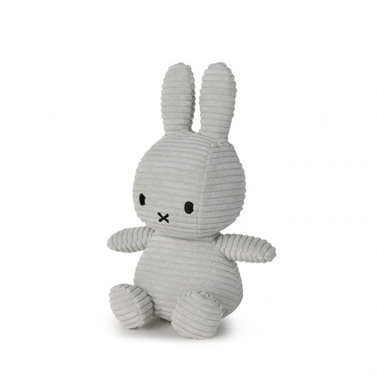 Slika Miffy zajček mehka igrača Corduroy 23 cm - SOFT GREY