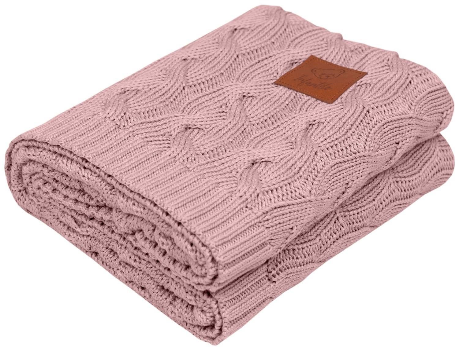 Slika Odeja iz bambusa Bamboo 80x100 DIRTY PINK - NOVO!