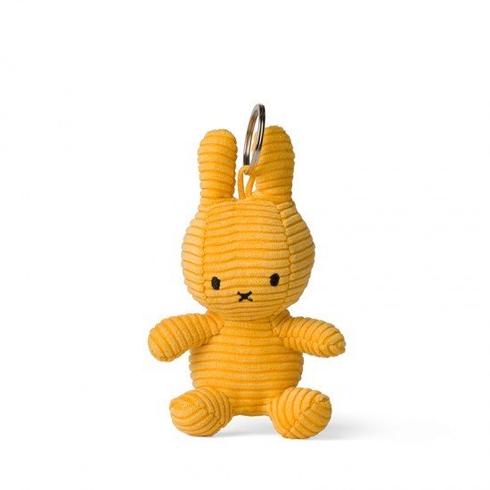 Slika Miffy zajček obesek za ključe Corduroy Yellow