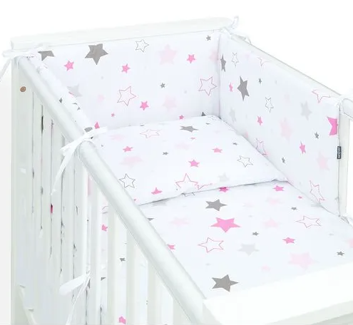 Slika Obroba GREY&PINK STARS