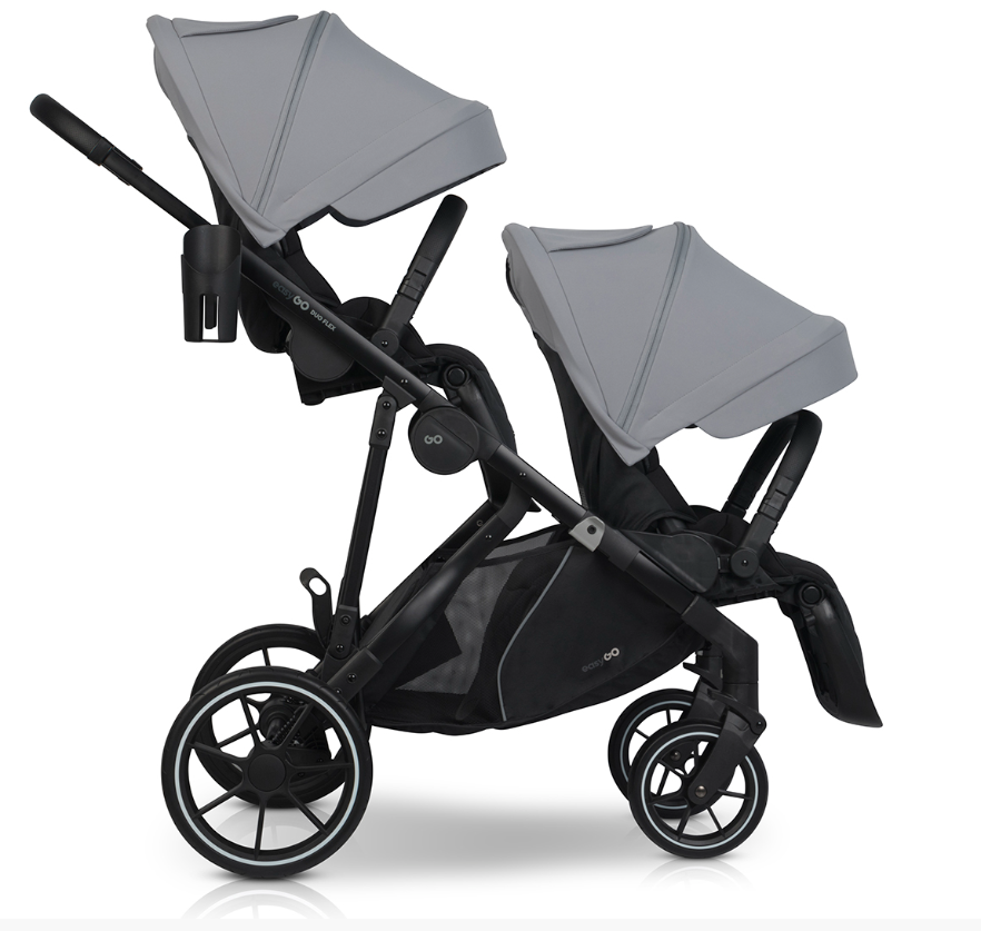Slika Easy Go Duo Flex CLOUDY GREY - modularni voziček