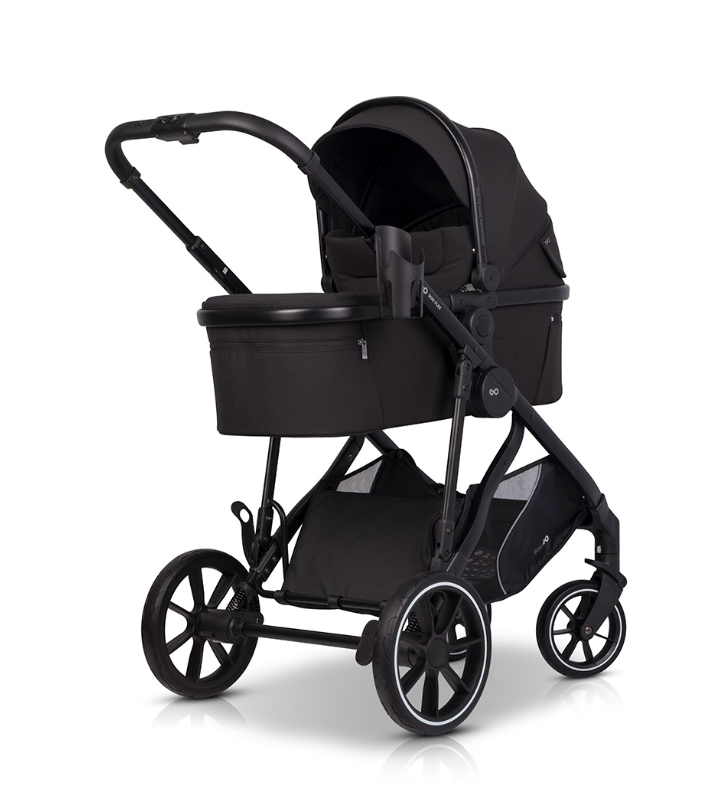 Slika Easy Go Duo Flex EBONY BLACK - enojni voziček
