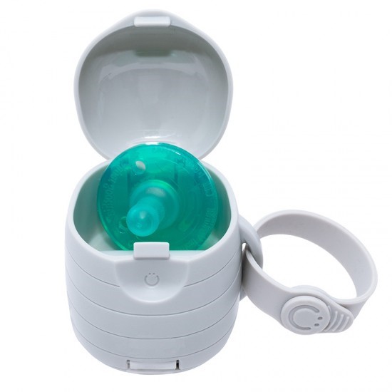 Slika Ubbi® Dvostranska torbica za 2 dudi On-The-Go - Grey