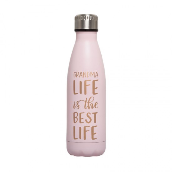 Slika Pearhead® Jeklenička steklenica za vodo Grandma Life 500ml