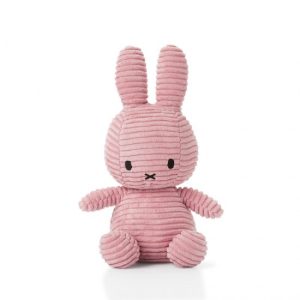 Miffy zajček mehka igrača Corduroy 23 cm - PINK