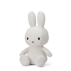 Miffy zajček mehka igrača ECO Corduroy Offwhite - 50 cm