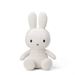 Miffy zajček mehka igrača ECO Corduroy Offwhite - 50 cm