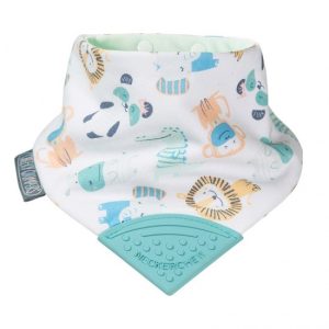 Neckerchew Premium dvostranski slinček z grizalom - Cheeky ZOO