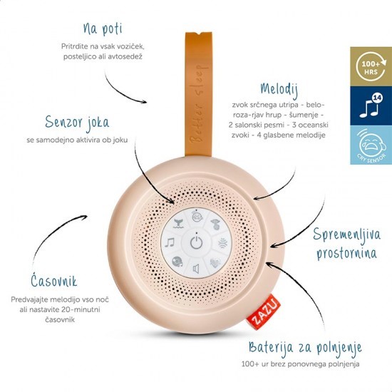 Prenosna naprava za umirjanje Suzy DELUXE