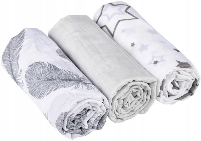 Tetra plenice muslin 3 kom GREY